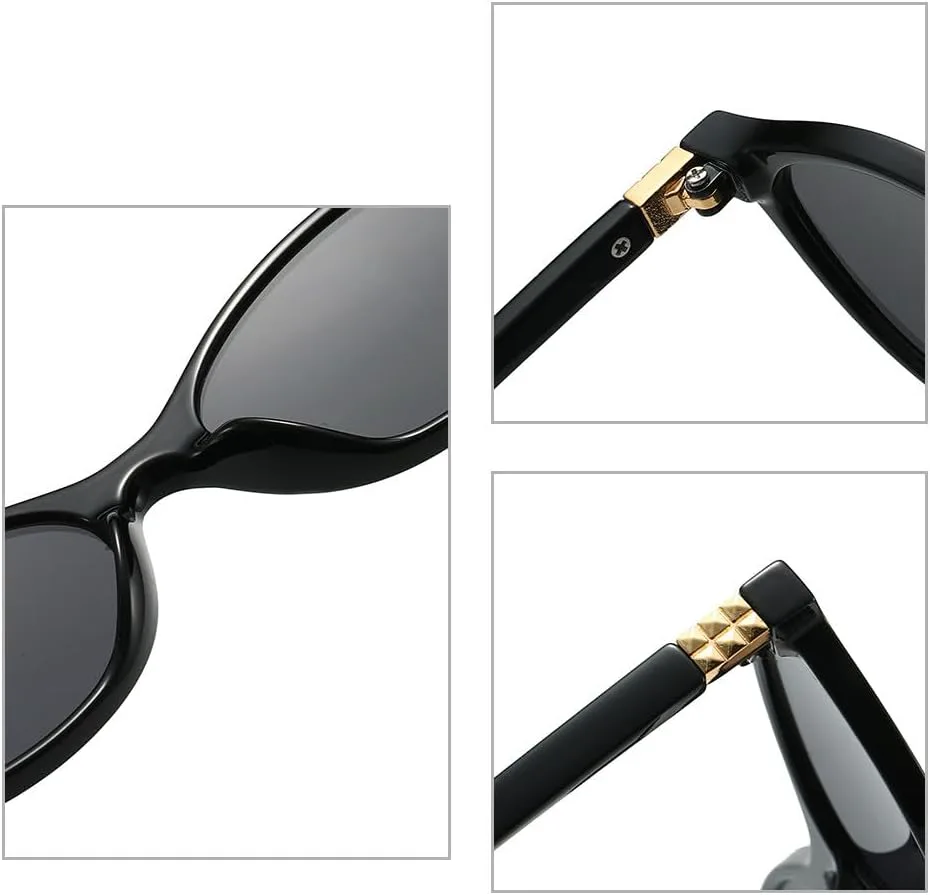 Солнцезащитные очки Bullabulling в стиле ретро, овальные, для женщин, стильные «кошачий глаз», в стиле 90-х, легкие, узкие, с модной защитой от УФ-излучения, C6
Солнцезащитные очки Bullabulling в стиле ретро, овальные, для женщин, стильные «кошачий глаз», в стиле 90-х, легкие, узкие, с модной защитой от УФ-излучения, C6