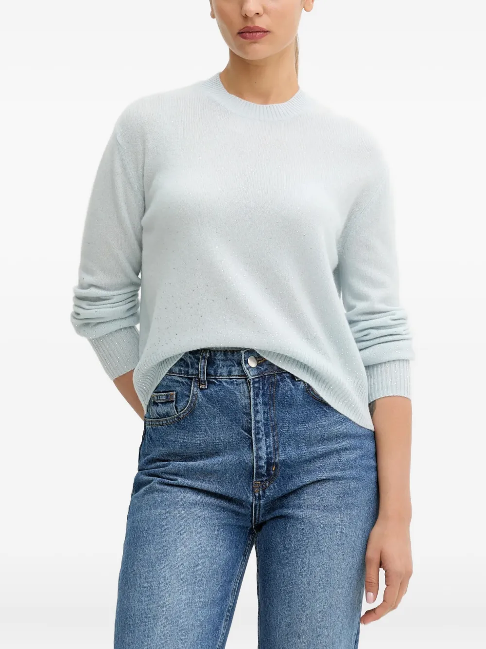 Свитер с круглым вырезом From Future, синий
Свитер с круглым вырезом From Future, синий