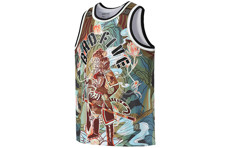 Badfive Майка Мужская Черный Тигр Гора Принт Поверху LINING
Badfive Майка Мужская Черный Тигр Гора Принт Поверху LINING