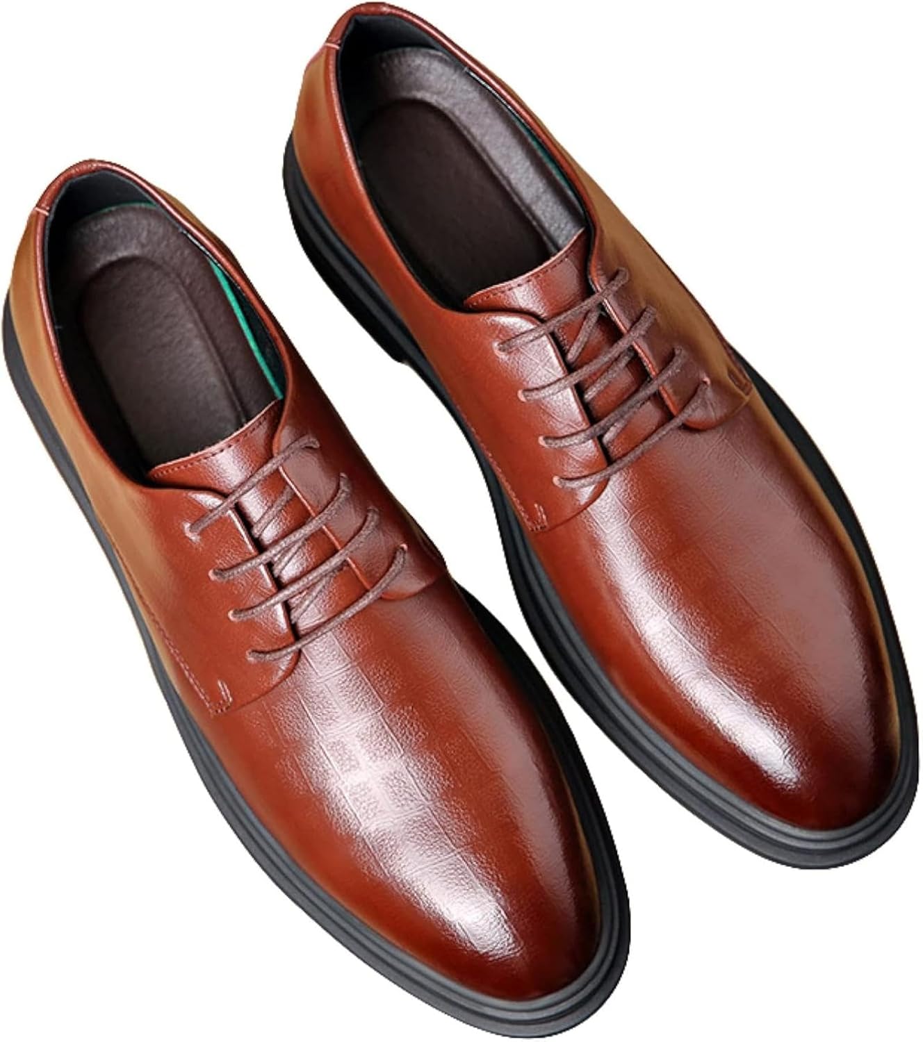 Мужские туфли OXCOWNIU из искусственной кожи, офисные туфли на плоской подошве, деловые туфли, мужские оксфорды на шнуровке, туфли для вечеринок, коричневый
Мужские туфли OXCOWNIU из искусственной кожи, офисные туфли на плоской подошве, деловые туфли, мужские оксфорды на шнуровке, туфли для вечеринок, коричневый