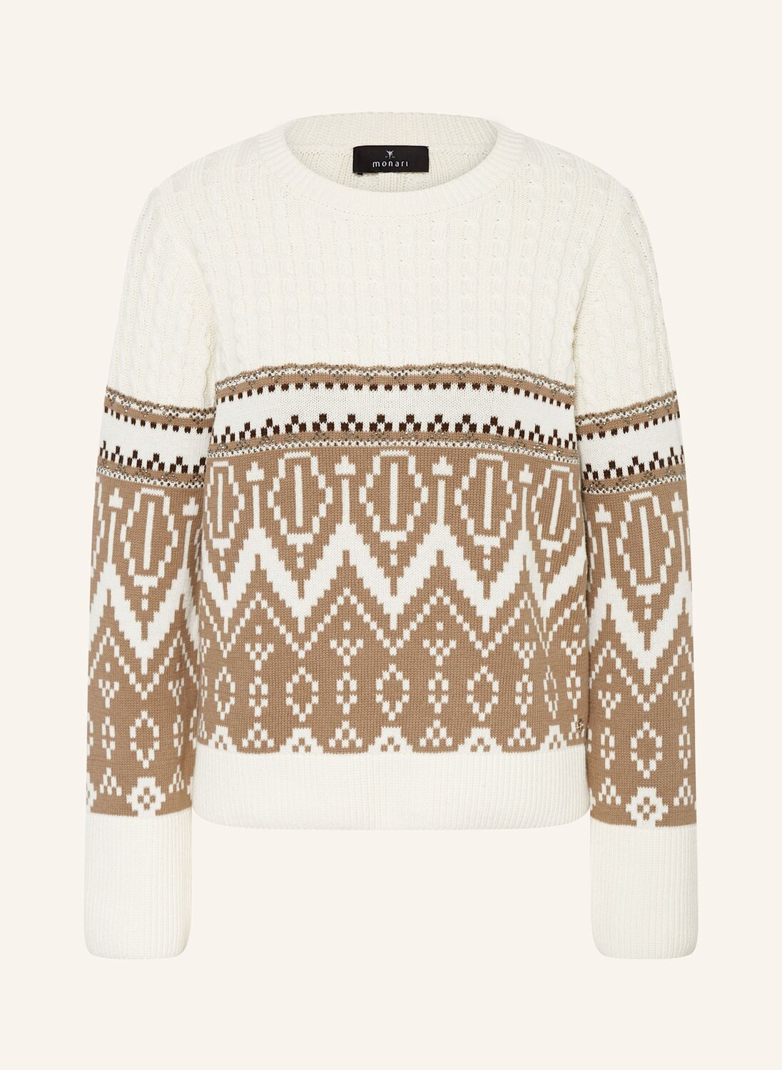 Свитер monari, цвет CREME/TAUPE/SCHWARZ
Свитер monari, цвет CREME/TAUPE/SCHWARZ