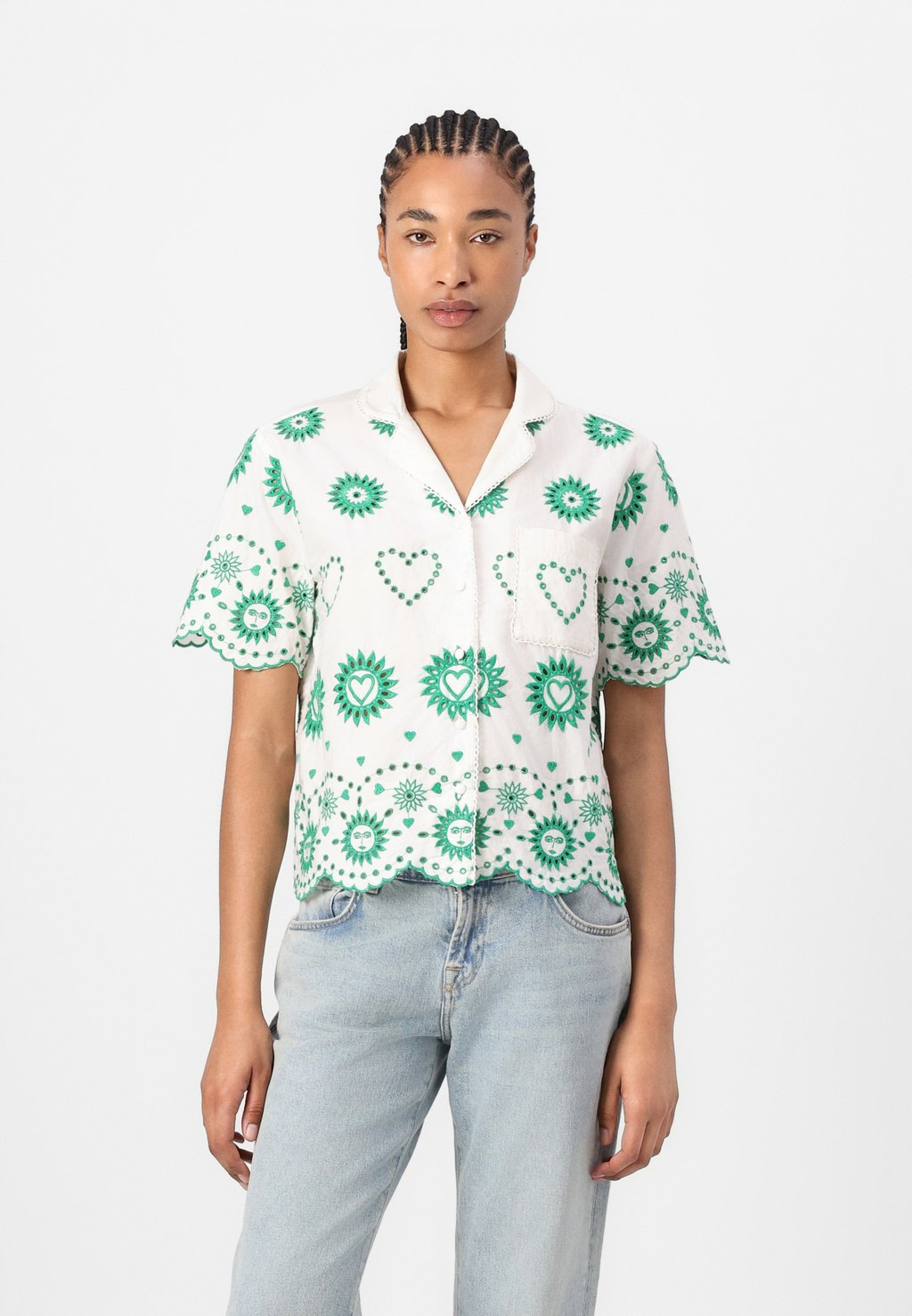 Блузка на пуговицах BRIELLE Fabienne Chapot, кремовый
Блузка на пуговицах BRIELLE Fabienne Chapot, кремовый