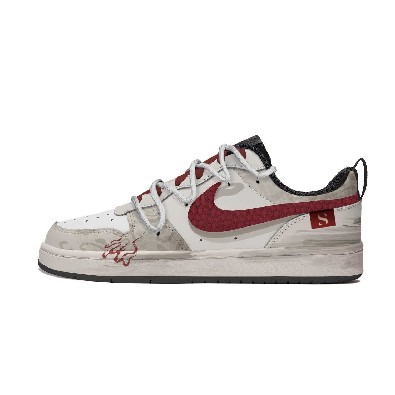Nike Кроссовки Court Borough Low 2 Anti Slip Wear Resistant Low Top Kids' Skateboarding Shoes Brown White Teenagers
Nike Кроссовки Court Borough Low 2 Anti Slip Wear Resistant Low Top Kids' Skateboarding Shoes Brown White Teenagers