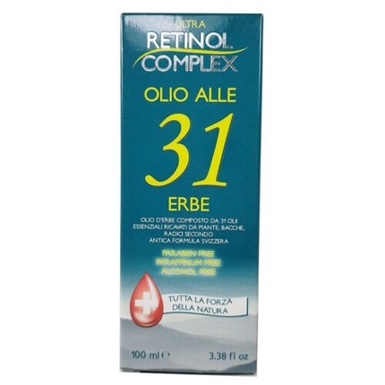 Масло 31 Травы Масло и Антибактериальное 1545 Retinol Complex
Масло 31 Травы Масло и Антибактериальное 1545 Retinol Complex