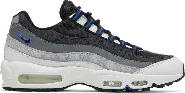 Кроссовки Nike Air Max 95 'Black Medium Blue', черный 
Кроссовки Nike Air Max 95 'Black Medium Blue', черный