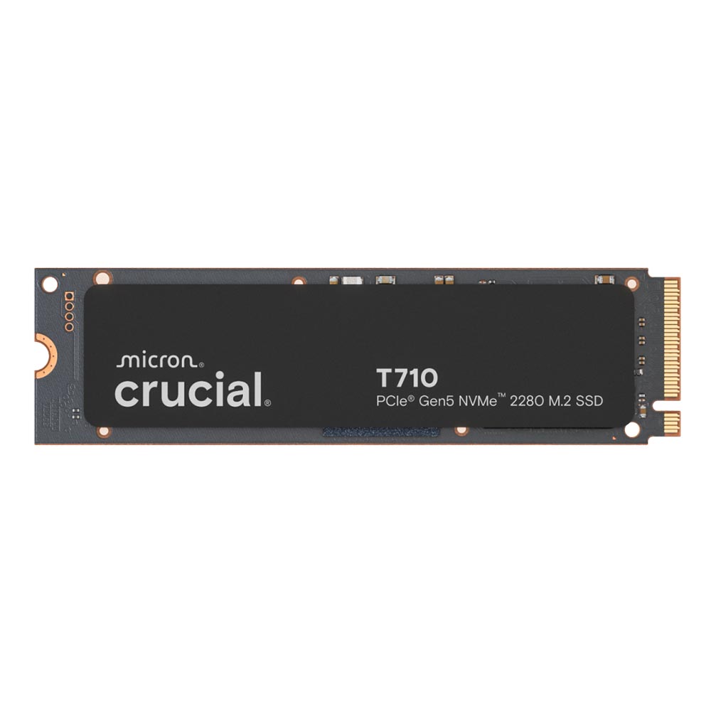 Внутренний SSD-накопитель Crucial T710, PCIe 5.0, 4Тб, CT4000T710SSD8, M.2 2280
Внутренний SSD-накопитель Crucial T710, PCIe 5.0, 4Тб, CT4000T710SSD8, M.2 2280