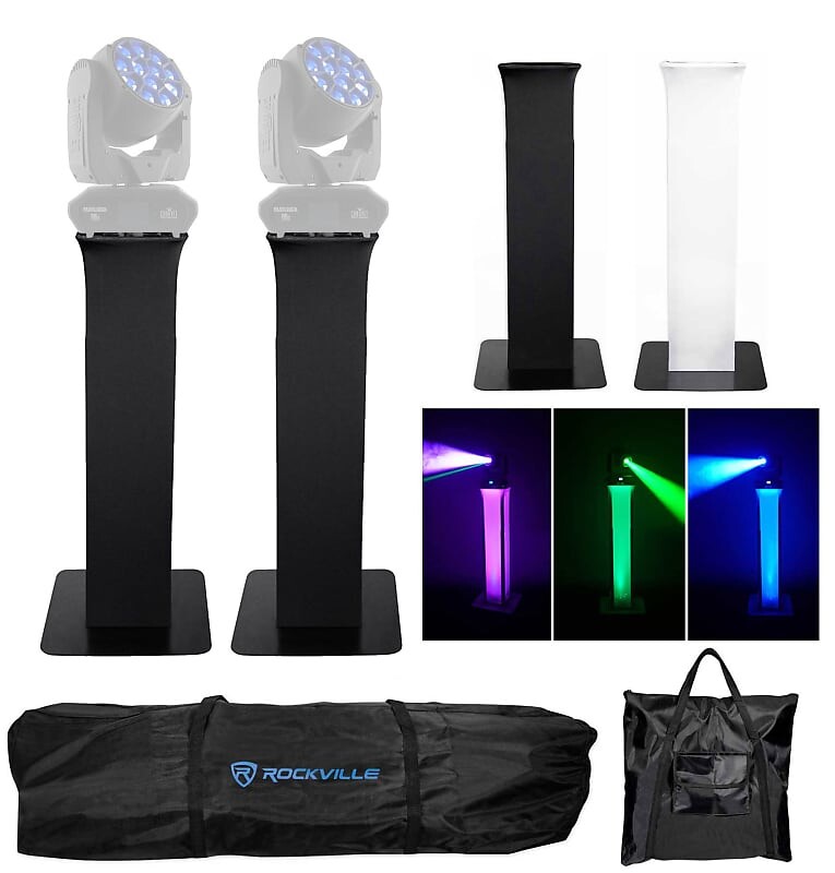 2) Тотемные стойки + черные + белые сетки для (2) прожекторов Chauvet Maverick Mk 2 Wash Rockville (2) RTP32B Maverick Mk 2 Wash
2) Тотемные стойки + черные + белые сетки для (2) прожекторов Chauvet Maverick Mk 2 Wash Rockville (2) RTP32B Maverick Mk 2 Wash