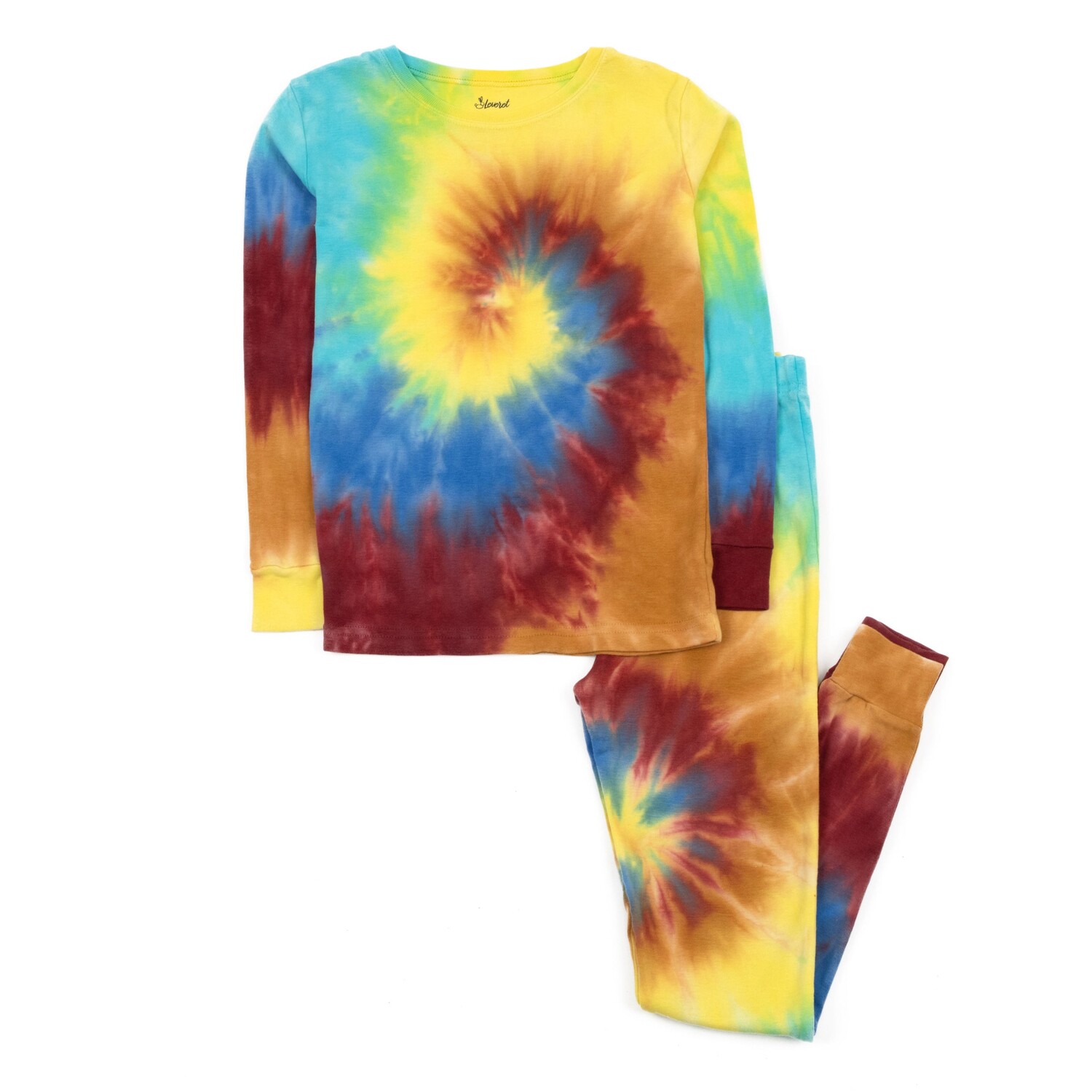 Детские хлопковые пижамы из двух предметов Tie Dye для мальчиков Leveret, цвет Tie Dye Swirl Boys
Детские хлопковые пижамы из двух предметов Tie Dye для мальчиков Leveret, цвет Tie Dye Swirl Boys