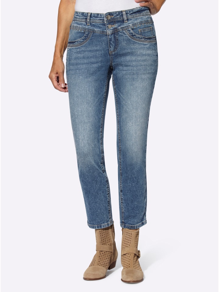 Джинсы 7/8 цвета сине-каменной стирки WITT WEIDEN
Джинсы 7/8 цвета сине-каменной стирки WITT WEIDEN