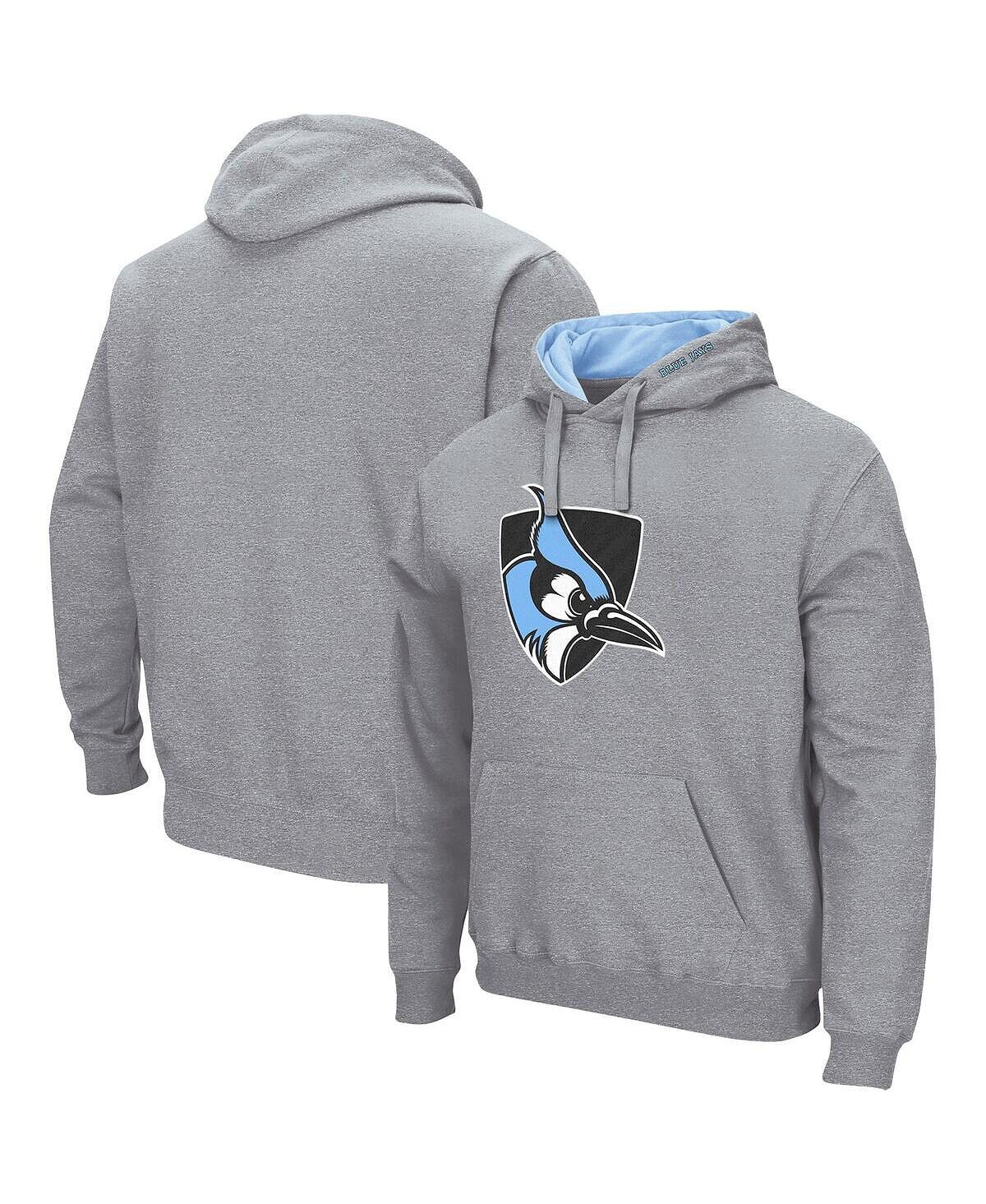 Мужская толстовка с капюшоном johns hopkins blue jays arch и логотипом серого меланжевого цвета Colosseum, мульти
Мужская толстовка с капюшоном johns hopkins blue jays arch и логотипом серого меланжевого цвета Colosseum, мульти