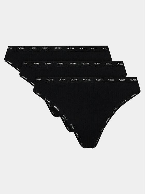 Комплект из 3 бразильских женских трусов Guess, черный
Комплект из 3 бразильских женских трусов Guess, черный