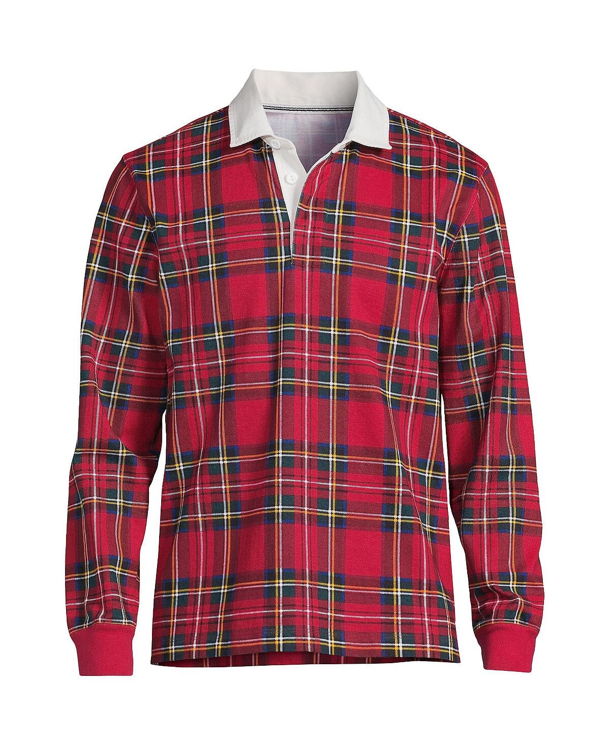 Мужская рубашка для регби с длинным рукавом в полоску Lands' End
Мужская рубашка для регби с длинным рукавом в полоску Lands' End