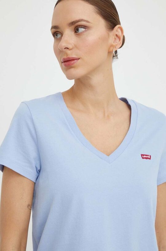 Хлопковая футболка Levi's, синий
Хлопковая футболка Levi's, синий