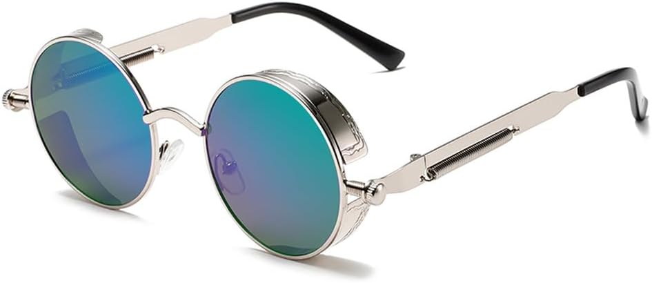 Круглые панк-солнцезащитные очки для мужчин, модные винтажные многоцветные градиентные солнцезащитные очки, стильные классические роскошные очки LVTFCO, S-green Coating
Круглые панк-солнцезащитные очки для мужчин, модные винтажные многоцветные градиентные солнцезащитные очки, стильные классические роскошные очки LVTFCO, S-green Coating