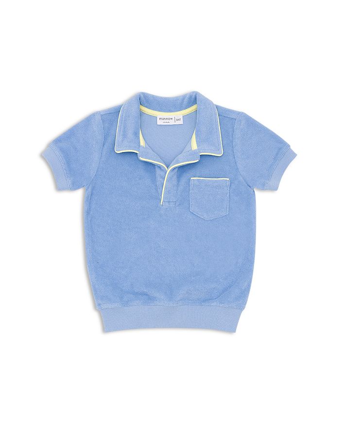 Детский поло из френч-терри — для малышей, дошкольников и школьников Minnow, синий
Детский поло из френч-терри — для малышей, дошкольников и школьников Minnow, синий