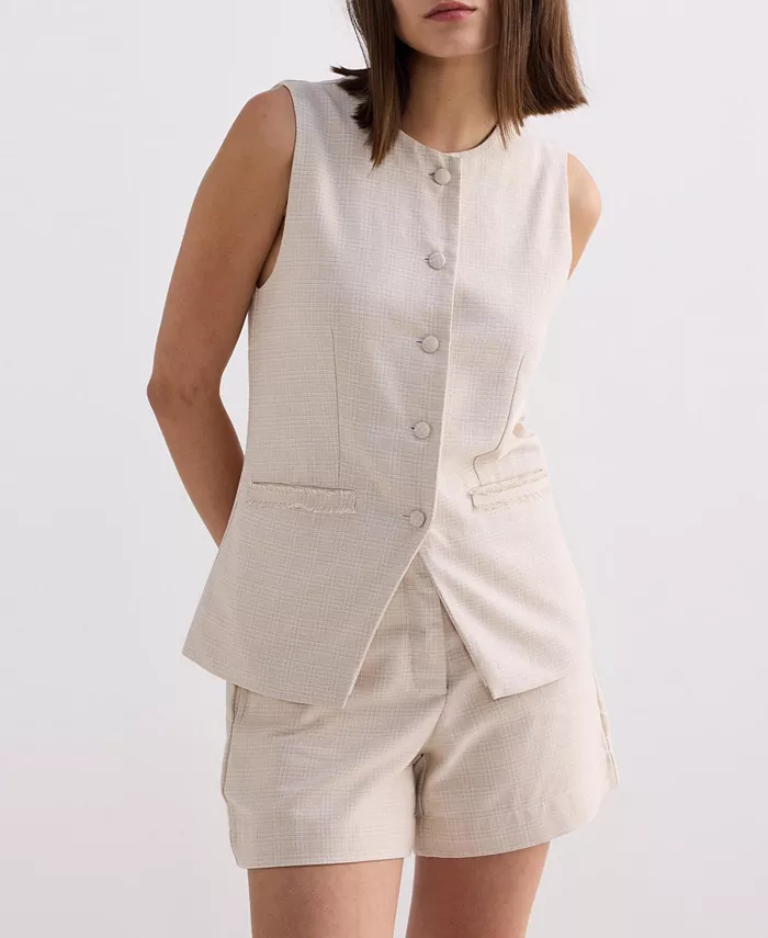 Женские шорты из хлопкового твида Reistor, серый
Женские шорты из хлопкового твида Reistor, серый