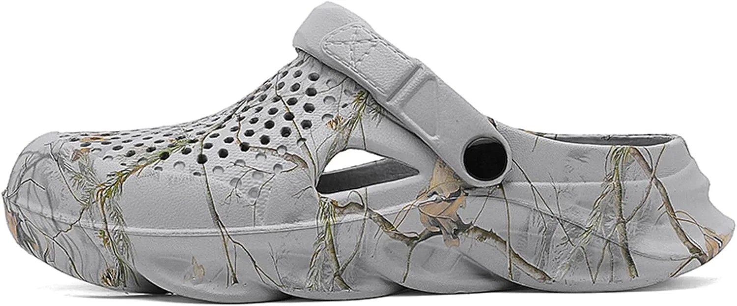 SECHRITE Мужские сабо - садовая обувь с легким надеванием для мужчин - модные уличные пляжные сандалии с поддерживающей амортизацией, светло-серый
SECHRITE Мужские сабо - садовая обувь с легким надеванием для мужчин - модные уличные пляжные сандалии с поддерживающей амортизацией, светло-серый
