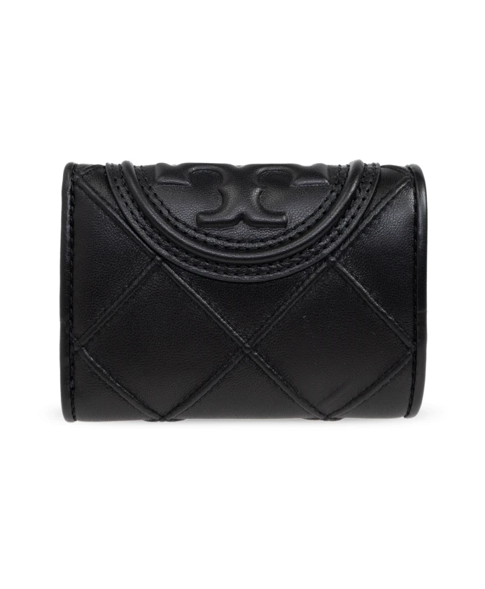 Кожаный кошелек с логотипом Tory Burch, черный
Кожаный кошелек с логотипом Tory Burch, черный