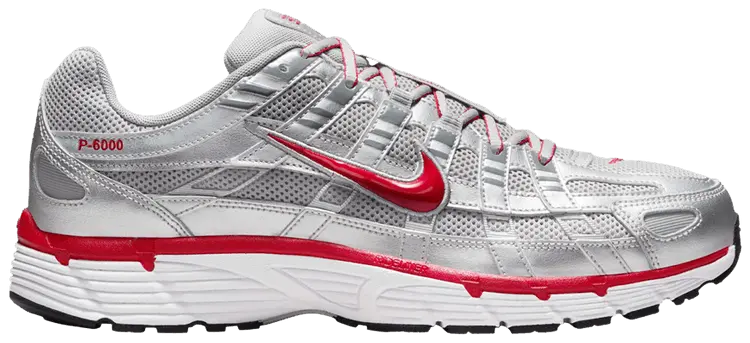 Кроссовки Nike P-6000 'Metallic Silver Gym Red', серебряный
Кроссовки Nike P-6000 'Metallic Silver Gym Red', серебряный