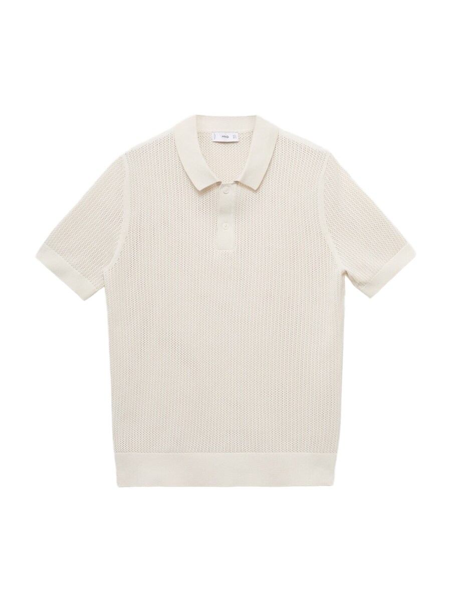 Свитер MANGO MAN Pointele, Off white 
Свитер MANGO MAN Pointele, Off white