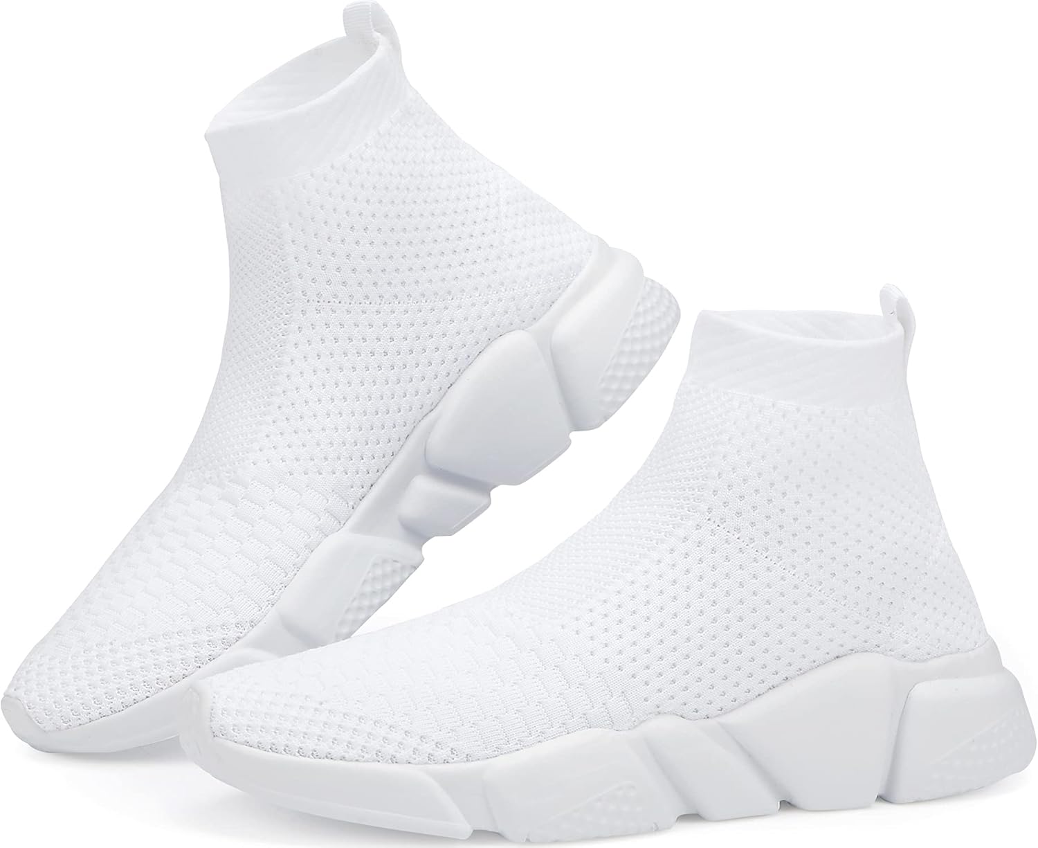 Мужские кроссовки Santiro, легкие высокие спортивные туфли, дышащие вязаные беговые кроссовки, модные кроссовки для зала и спорта, белый
Мужские кроссовки Santiro, легкие высокие спортивные туфли, дышащие вязаные беговые кроссовки, модные кроссовки для зала и спорта, белый