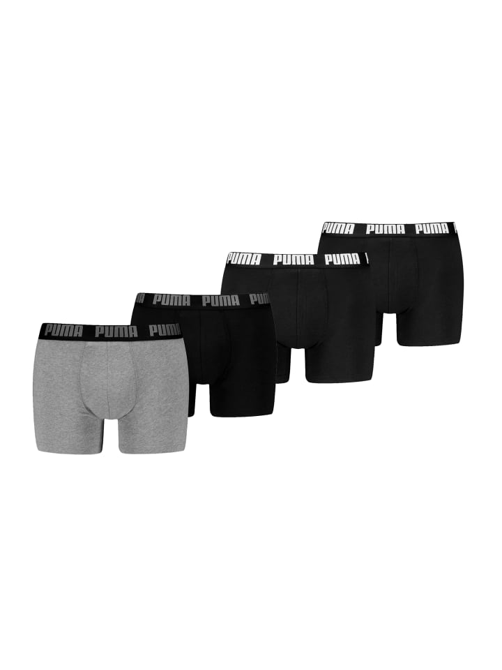 Боксерские шорты PUMA MEN EVERYDAY BASIC BOXERS 2P в черном цвете (черный/черно-серый)
Боксерские шорты PUMA MEN EVERYDAY BASIC BOXERS 2P в черном цвете (черный/черно-серый)