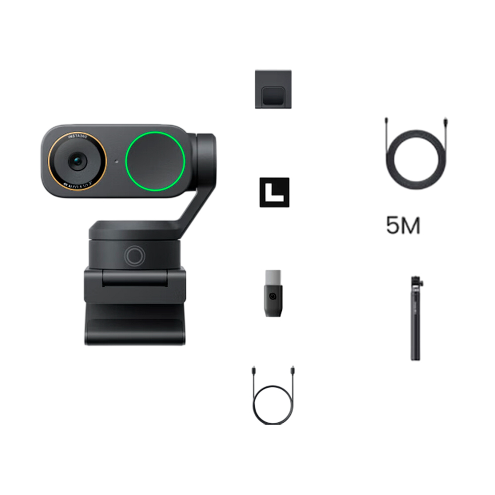 Веб-камера Insta360 Link 2 Pro, Station broadcast, 4К, черный
Веб-камера Insta360 Link 2 Pro, Station broadcast, 4К, черный