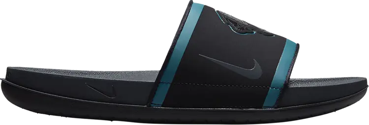 Сандалии Nike NFL x OffCourt Slide 'Jacksonville Jaguars', черный 
Сандалии Nike NFL x OffCourt Slide 'Jacksonville Jaguars', черный