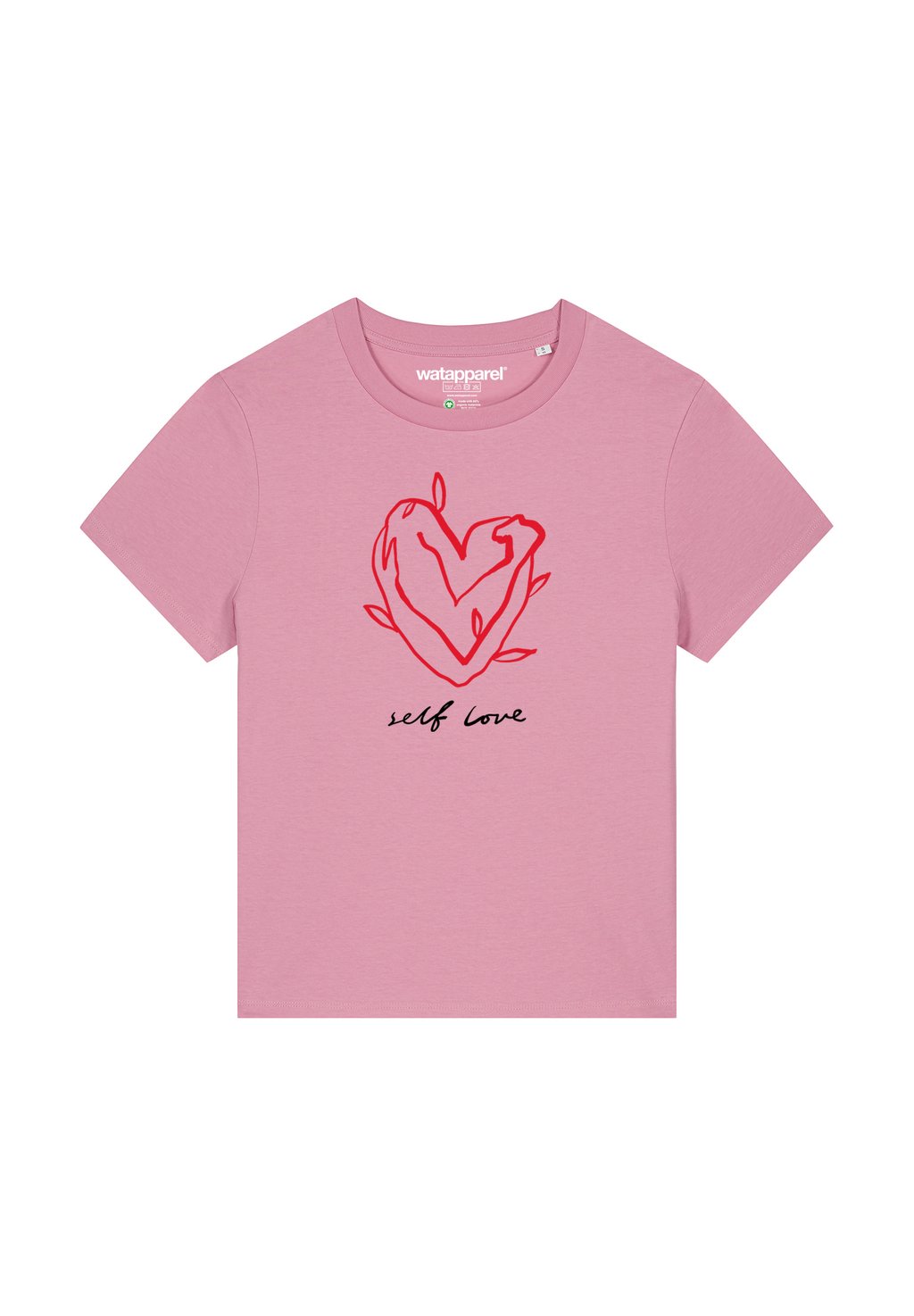 Футболка с принтом SELF LOVE watapparel, светло-розовый
Футболка с принтом SELF LOVE watapparel, светло-розовый