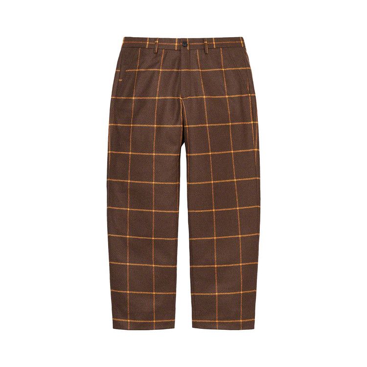Брюки Supreme Windowpane Wool Trouser, Brown
Брюки Supreme Windowpane Wool Trouser, Brown