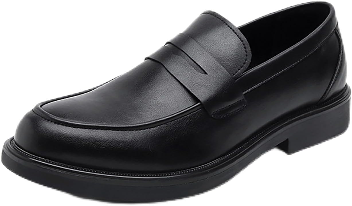 Мужские кожаные слипоны лоферы с пенни, классические низкие туфли для комфорта, офисной работы и повседневной носки Ryvz Tynx, черный
Мужские кожаные слипоны лоферы с пенни, классические низкие туфли для комфорта, офисной работы и повседневной носки Ryvz Tynx, черный