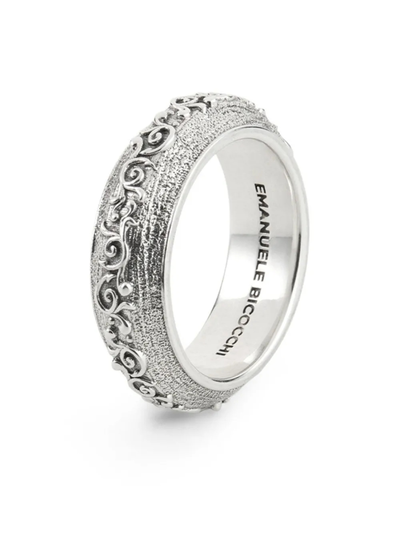 Кольцо Flourish Band Emanuele Bicocchi, серебряный
Кольцо Flourish Band Emanuele Bicocchi, серебряный