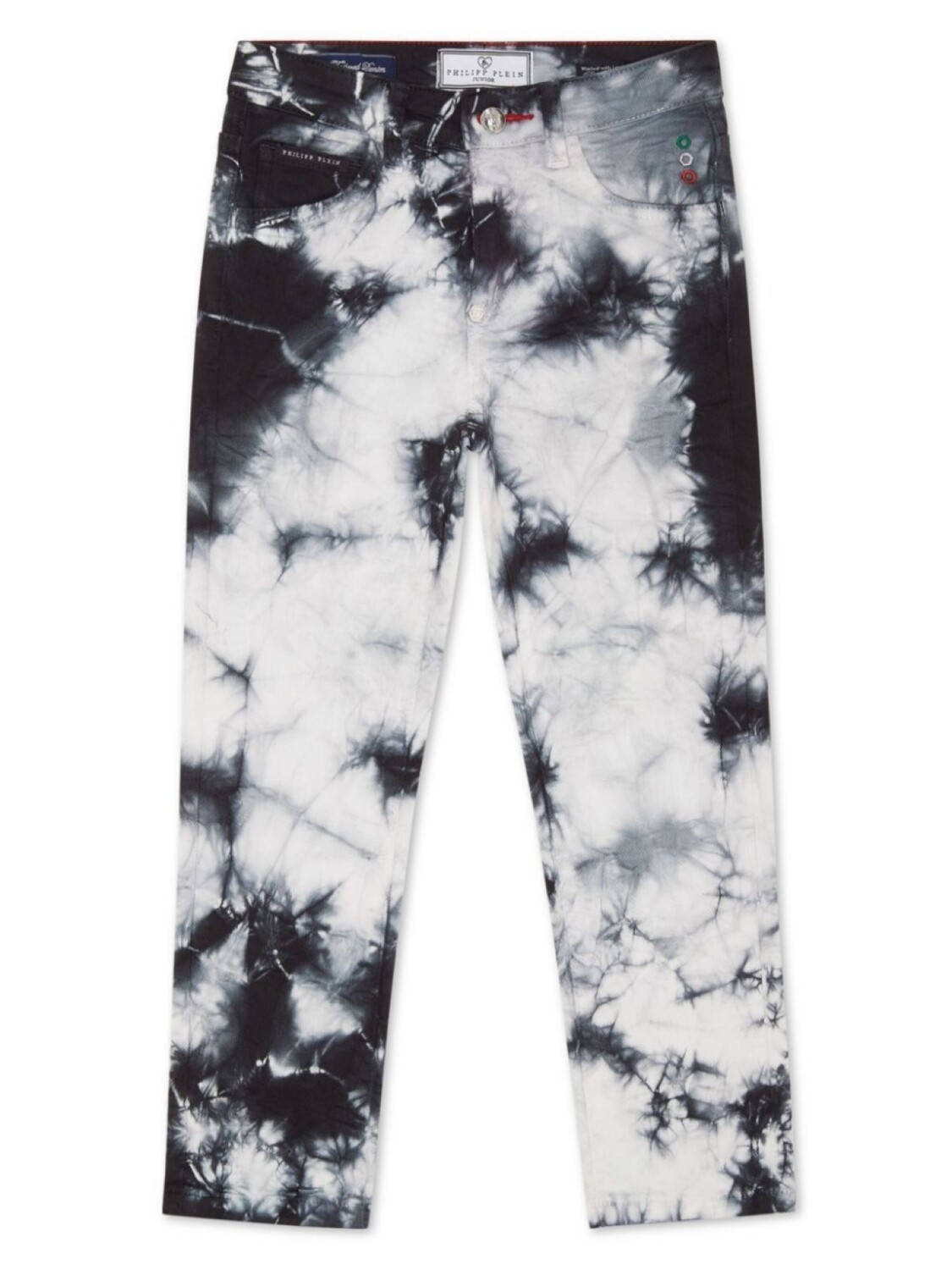 Philipp Plein джинсы с принтом тай-дай, синий 
Philipp Plein джинсы с принтом тай-дай, синий