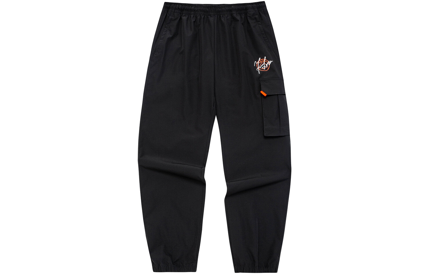 Hongxing Erke Мужские трикотажные спортивные штаны ERKE, Черный 
Hongxing Erke Мужские трикотажные спортивные штаны ERKE, Черный