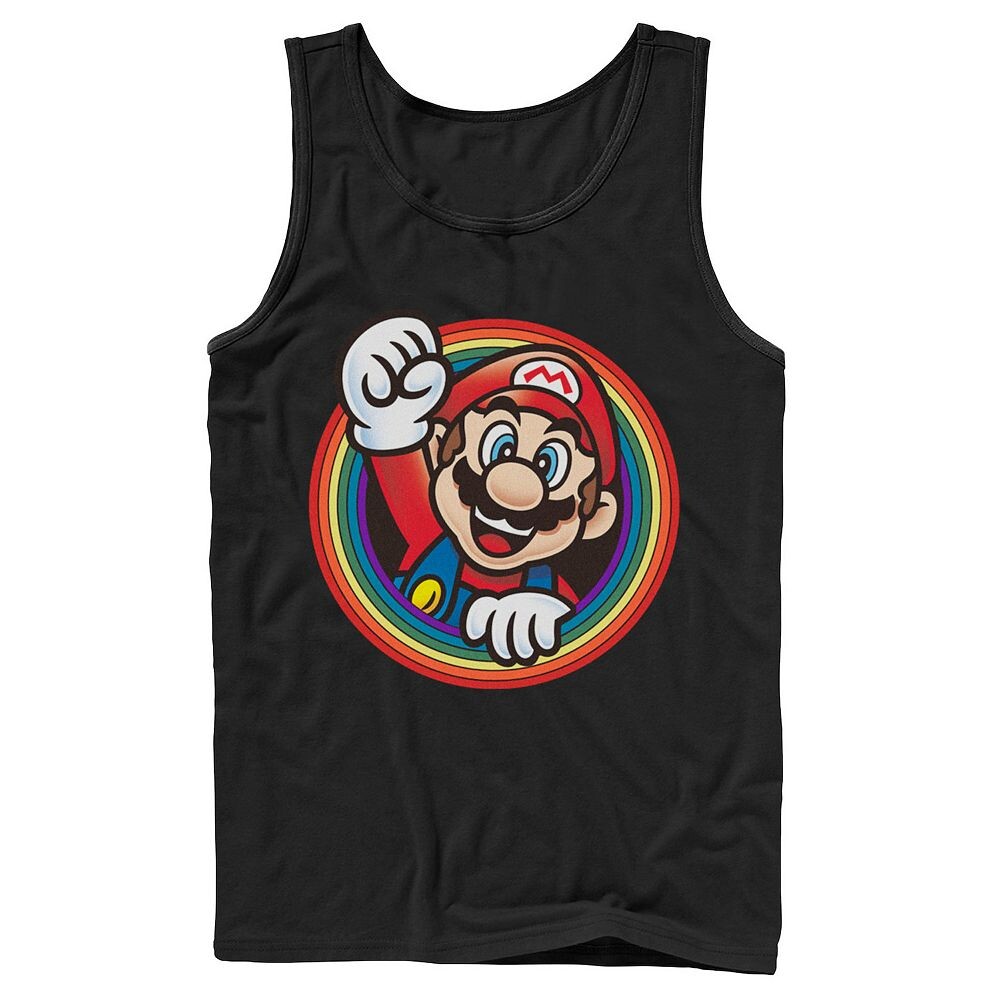 Майка с портретом Super Mario Pride Mario Rainbow для взрослых Licensed Character, черный
Майка с портретом Super Mario Pride Mario Rainbow для взрослых Licensed Character, черный