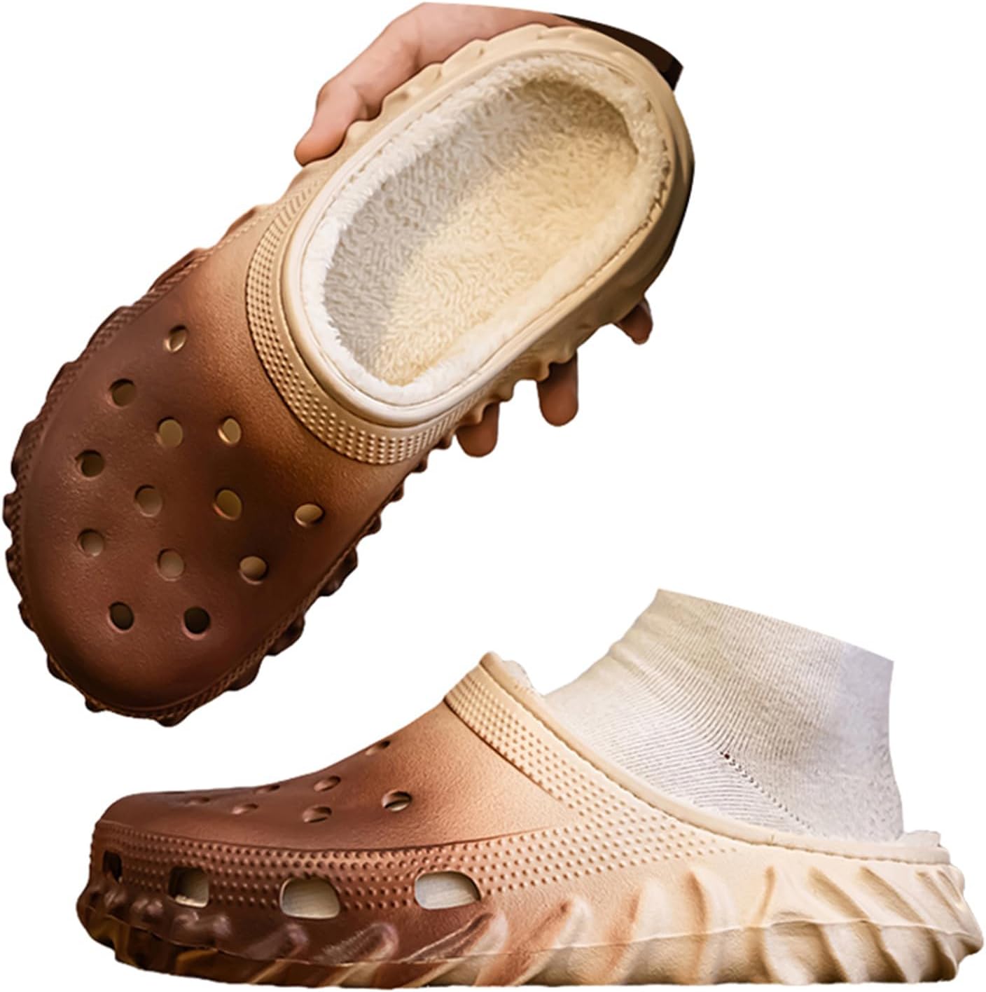 Классические зимние сабо с меховой подкладкой для дома и улицы Generic, коричневый
Классические зимние сабо с меховой подкладкой для дома и улицы Generic, коричневый