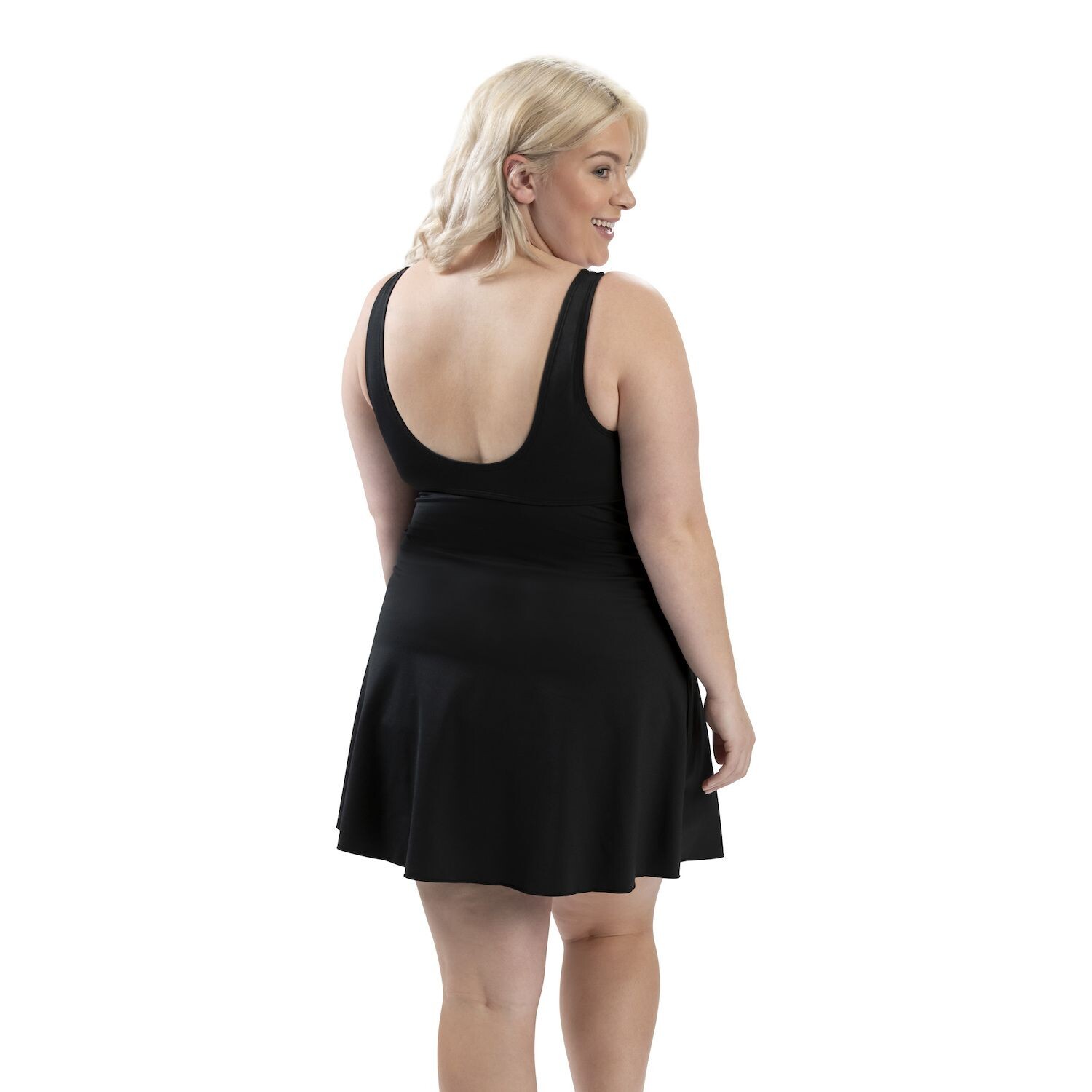 Женское цельное платье для плавания с запахом спереди Dolfin Aquashape UPF 50+ Dolfin, черный/белый
Женское цельное платье для плавания с запахом спереди Dolfin Aquashape UPF 50+ Dolfin, черный/белый