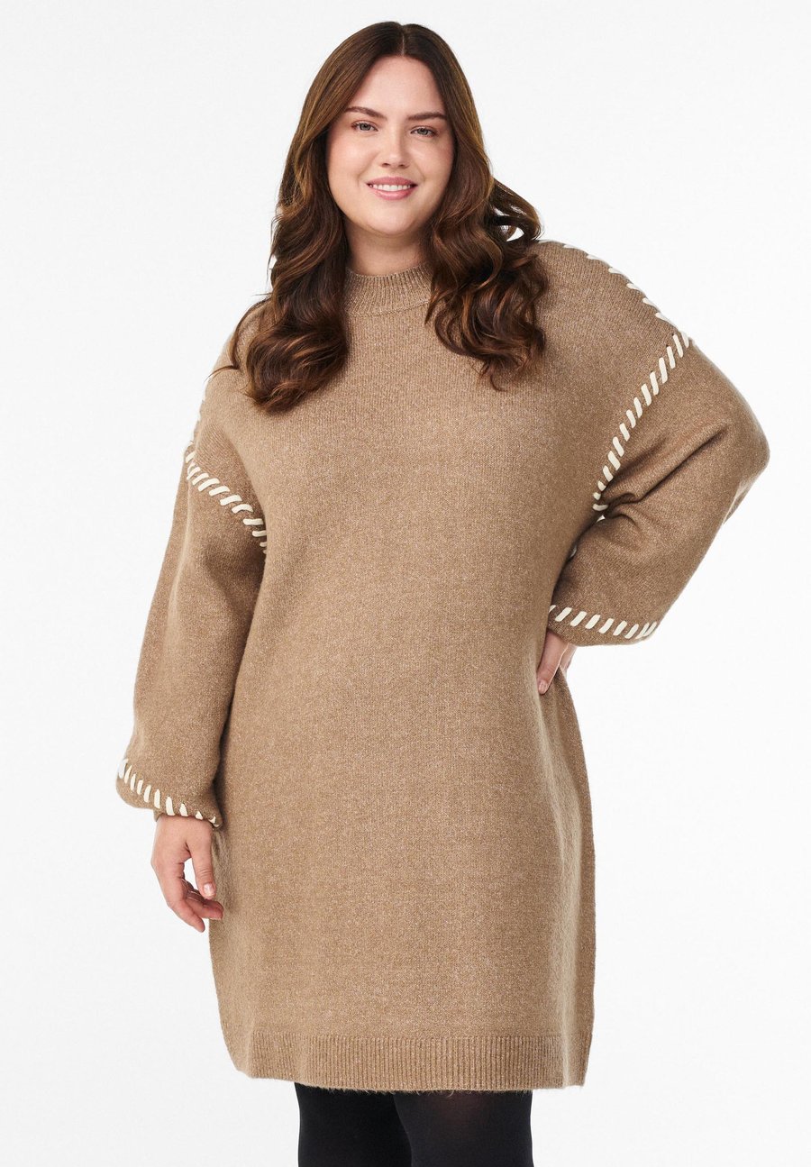 Платье Zizzi Jumper dress, Caribou Melange/Brown
Платье Zizzi Jumper dress, Caribou Melange/Brown