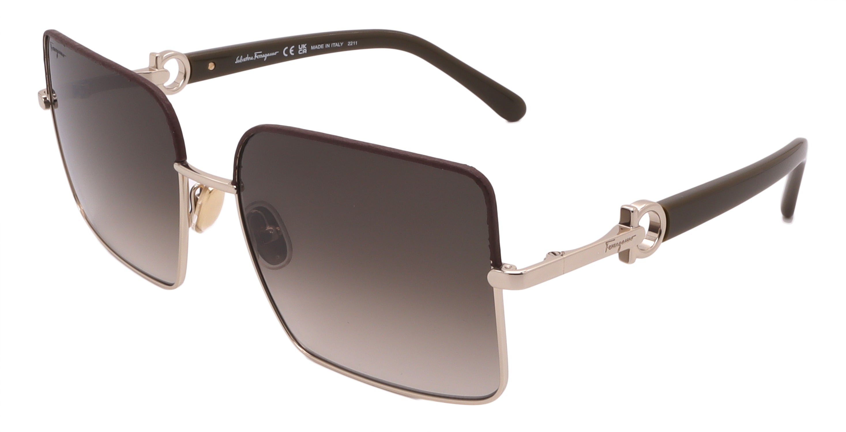 Женские солнцезащитные очки Salvatore Ferragamo, золотой/коричневый
Женские солнцезащитные очки Salvatore Ferragamo, золотой/коричневый