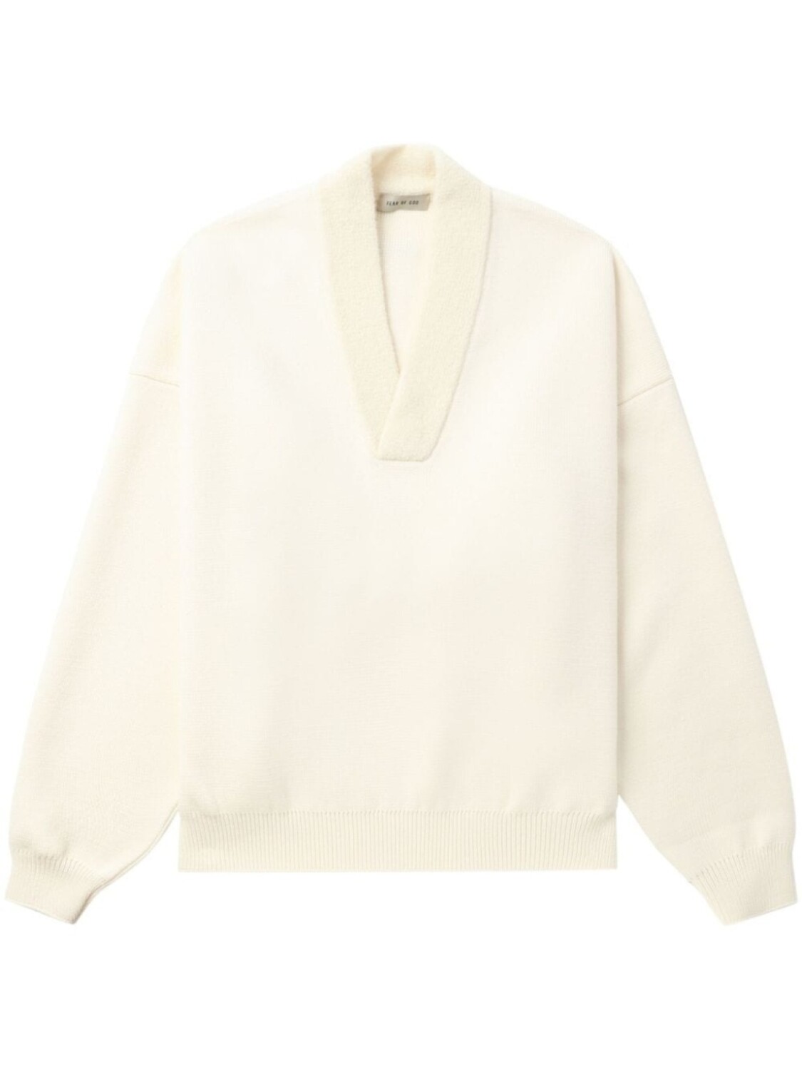 Джемпер из смесовой вирджинской шерсти Fear Of God, бежевый
Джемпер из смесовой вирджинской шерсти Fear Of God, бежевый