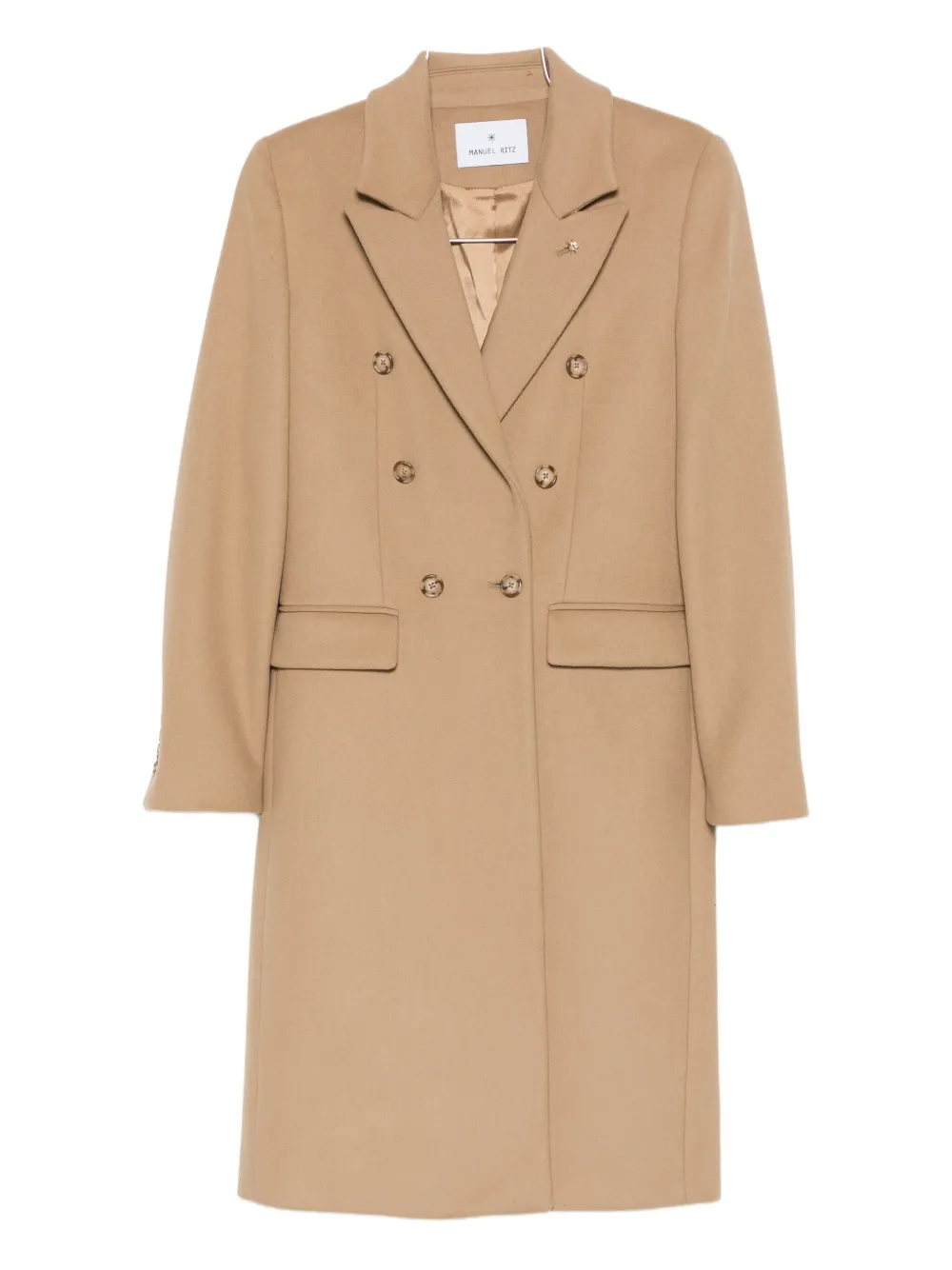 Двубортное пальто из смесовой шерсти Manuel Ritz, нейтральный
Двубортное пальто из смесовой шерсти Manuel Ritz, нейтральный