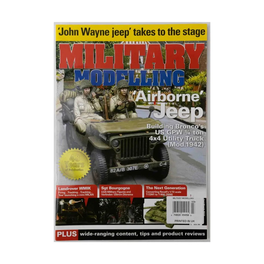 Том. 48, №3 «Десантный джип, Лендровер ВМИК, сержант Бургонь», Military Modelling Magazine (Model & Allied Publications)
Том. 48, №3 «Десантный джип, Лендровер ВМИК, сержант Бургонь», Military Modelling Magazine (Model & Allied Publications)