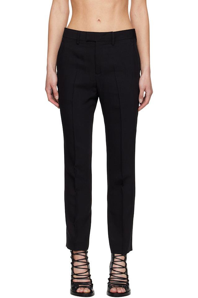 Брюки Habiba в стиле сигарет Ann Demeulemeester, черный
Брюки Habiba в стиле сигарет Ann Demeulemeester, черный