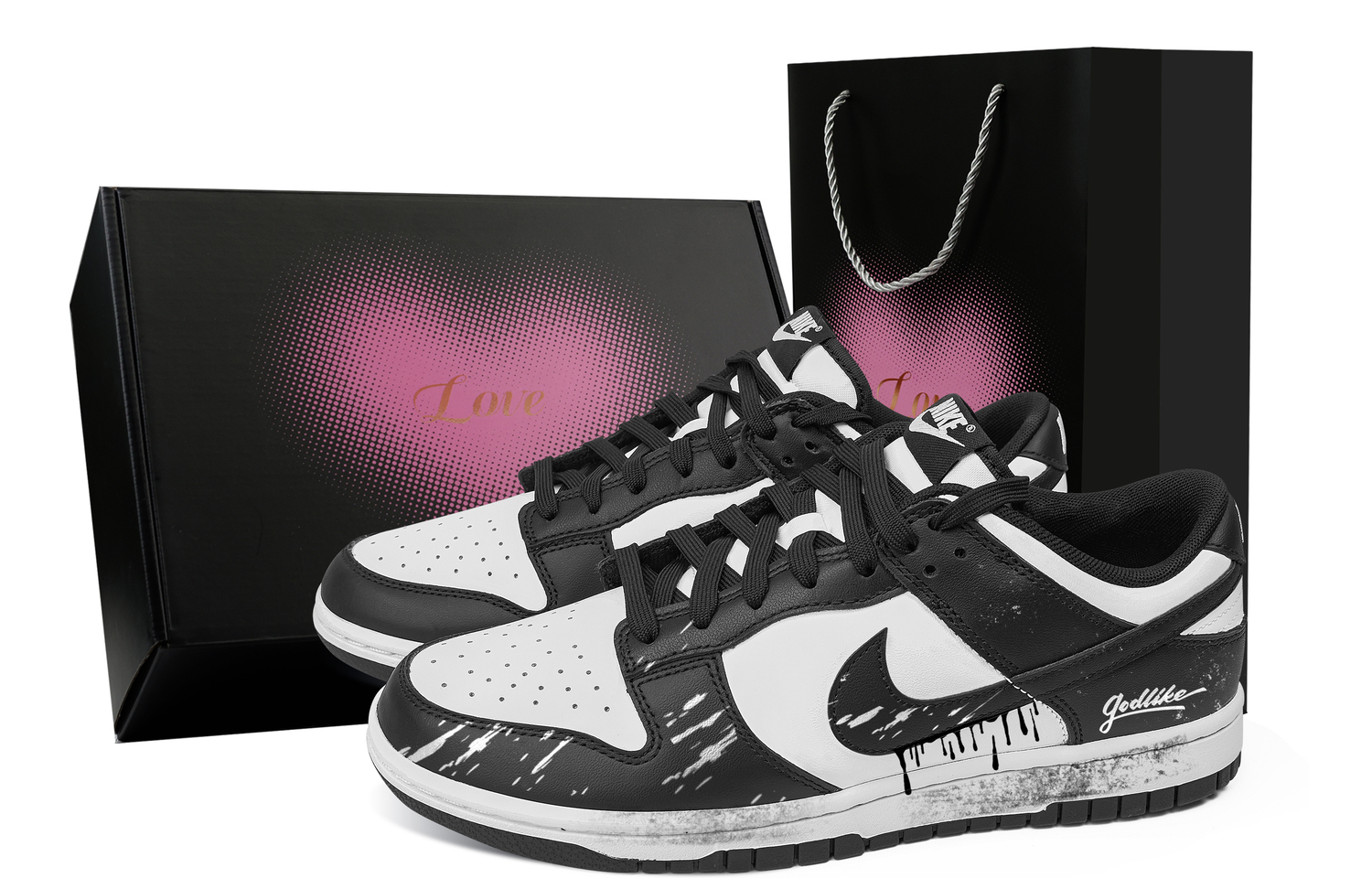 Кроссовки для скейтбординга Dunk Unrestrained Graffiti устойчивые к истиранию низкие unisex Nike, черный/белый
Кроссовки для скейтбординга Dunk Unrestrained Graffiti устойчивые к истиранию низкие unisex Nike, черный/белый