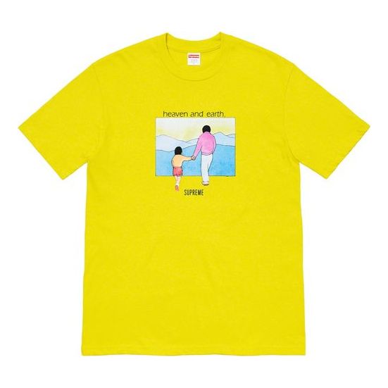 Футболка fw19 week 1 heaven and earth sulfer tee Supreme, желтый
Футболка fw19 week 1 heaven and earth sulfer tee Supreme, желтый