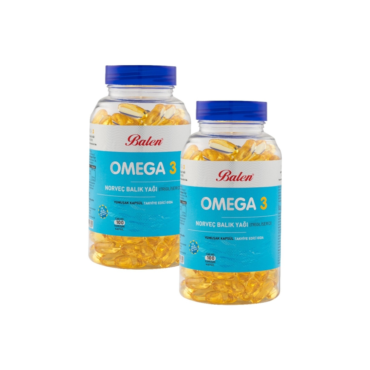 Норвежский рыбий жир Balen Omega-3 (триглицерид) 1380 мг, 2 упаковки по 100 капсул
Норвежский рыбий жир Balen Omega-3 (триглицерид) 1380 мг, 2 упаковки по 100 капсул