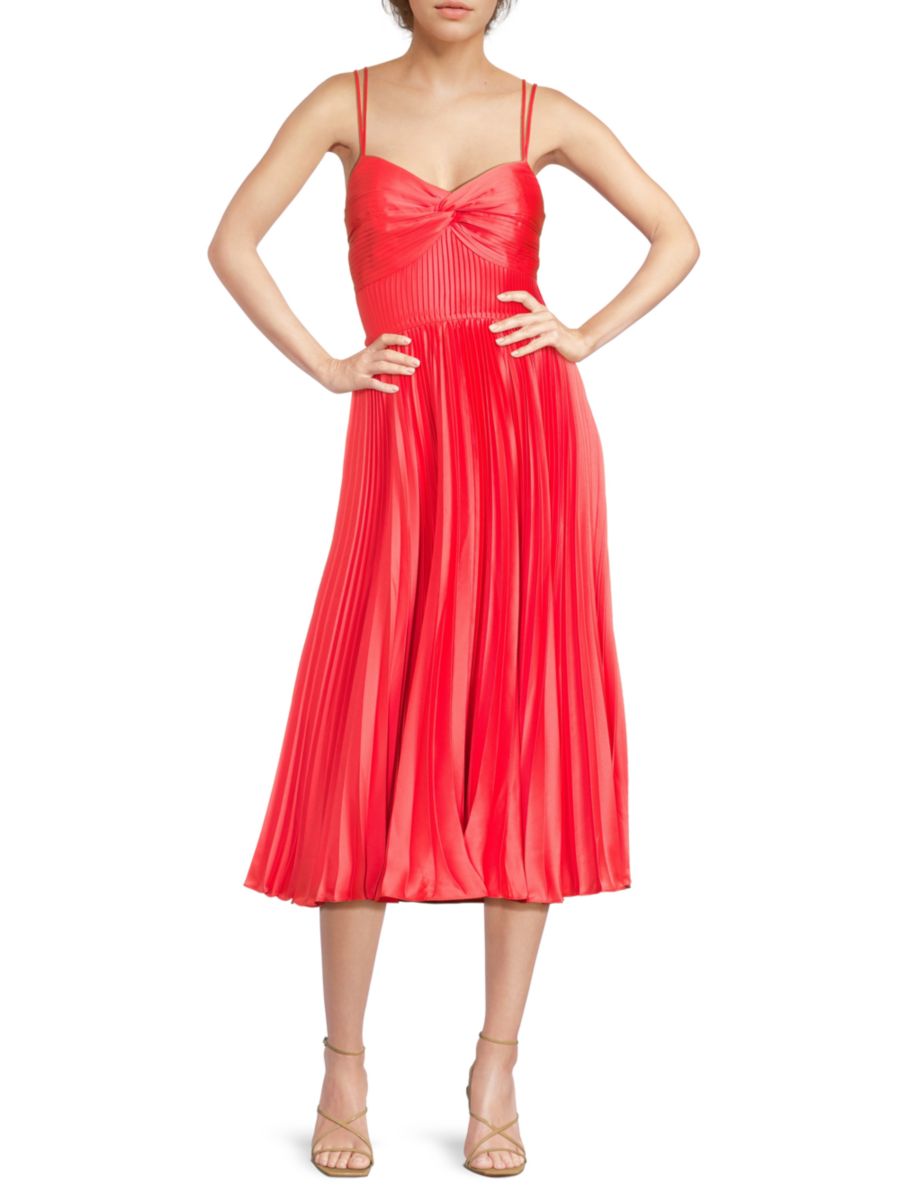 Платье миди Krisley с плиссировкой и расклешенным лифом Amur, цвет Spicy Coral
Платье миди Krisley с плиссировкой и расклешенным лифом Amur, цвет Spicy Coral