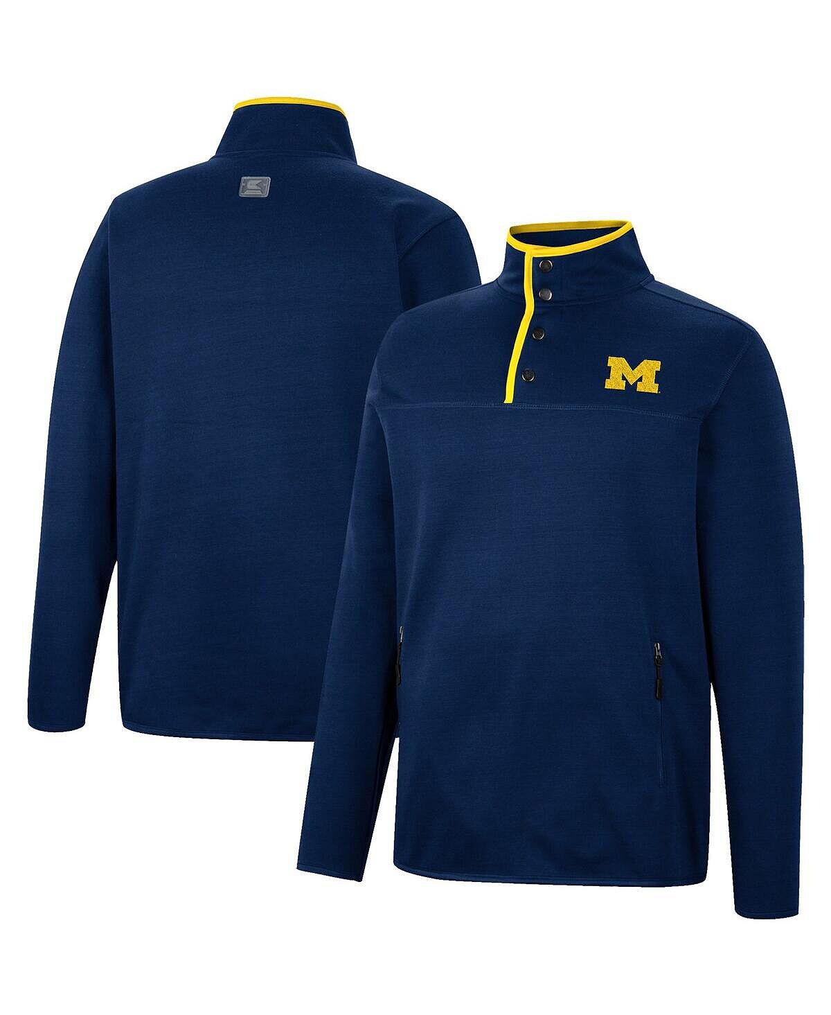 Мужская темно-синяя куртка michigan wolverines rebound quarter-snap Colosseum, синий
Мужская темно-синяя куртка michigan wolverines rebound quarter-snap Colosseum, синий