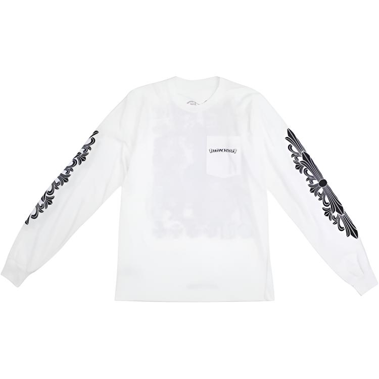 Футболка Eye Chart Dagger с длинным рукавом Chrome Hearts, белый
Футболка Eye Chart Dagger с длинным рукавом Chrome Hearts, белый