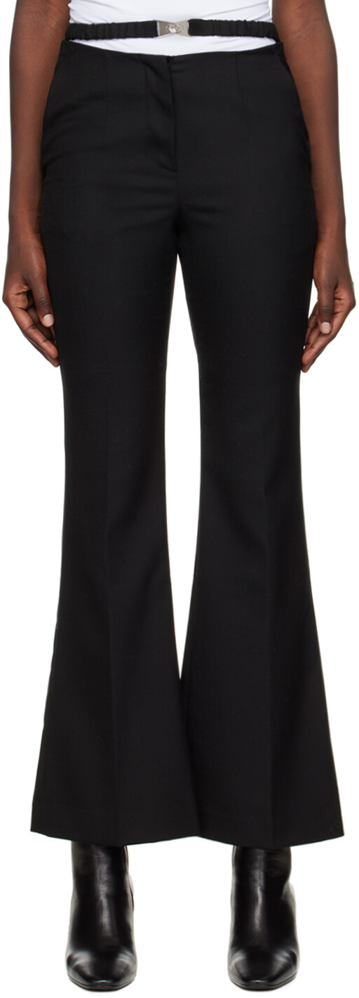 Черные брюки с поясом J KOO, Черный, Черные брюки с поясом J KOO
Черные брюки с поясом J KOO, Черный, Черные брюки с поясом J KOO